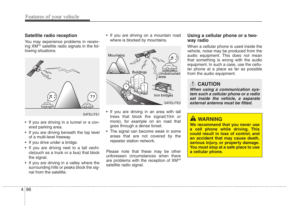 Features of your vehicle | Hyundai 2010 Elantra User Manual | Page 169 / 348