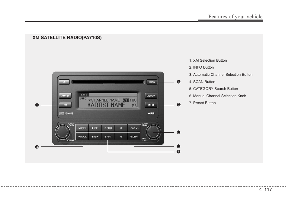 Features of your vehicle | Hyundai 2010 Elantra User Manual | Page 190 / 348