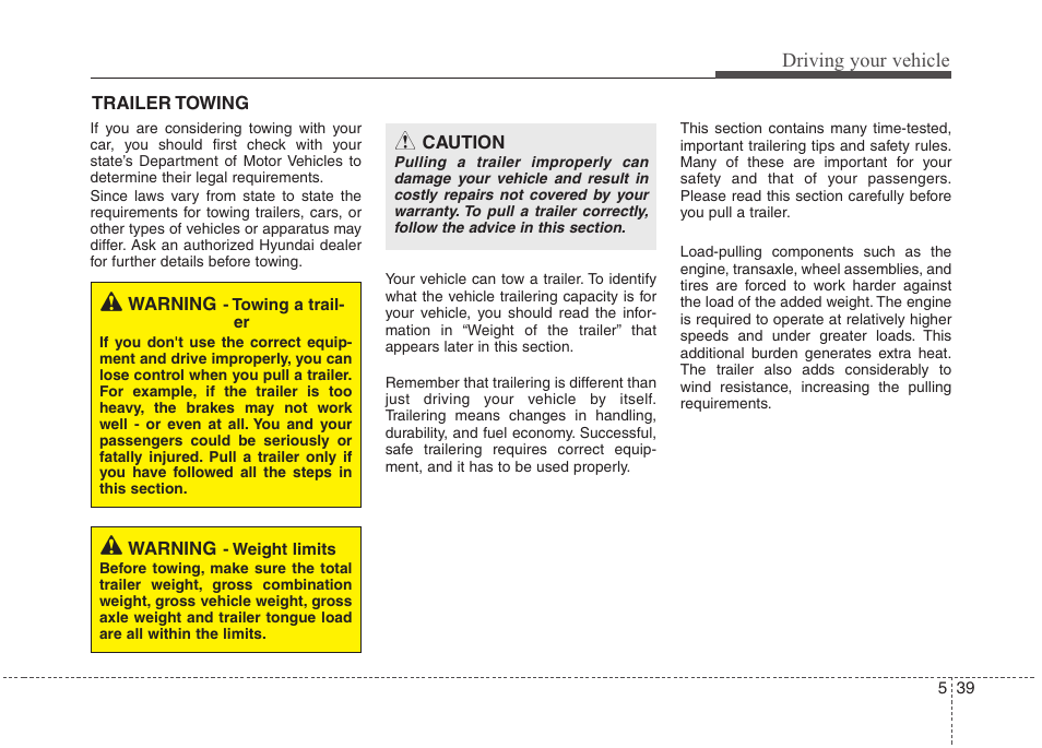 Driving your vehicle | Hyundai 2010 Elantra User Manual | Page 231 / 348