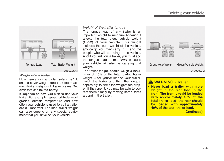 Driving your vehicle | Hyundai 2010 Elantra User Manual | Page 237 / 348