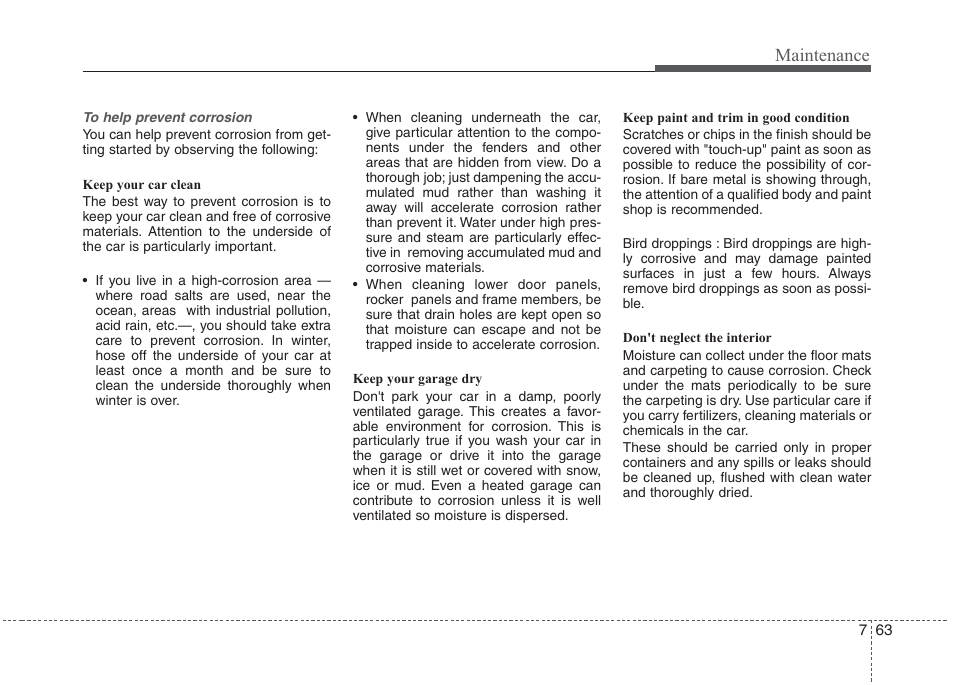 Maintenance | Hyundai 2010 Elantra User Manual | Page 330 / 348