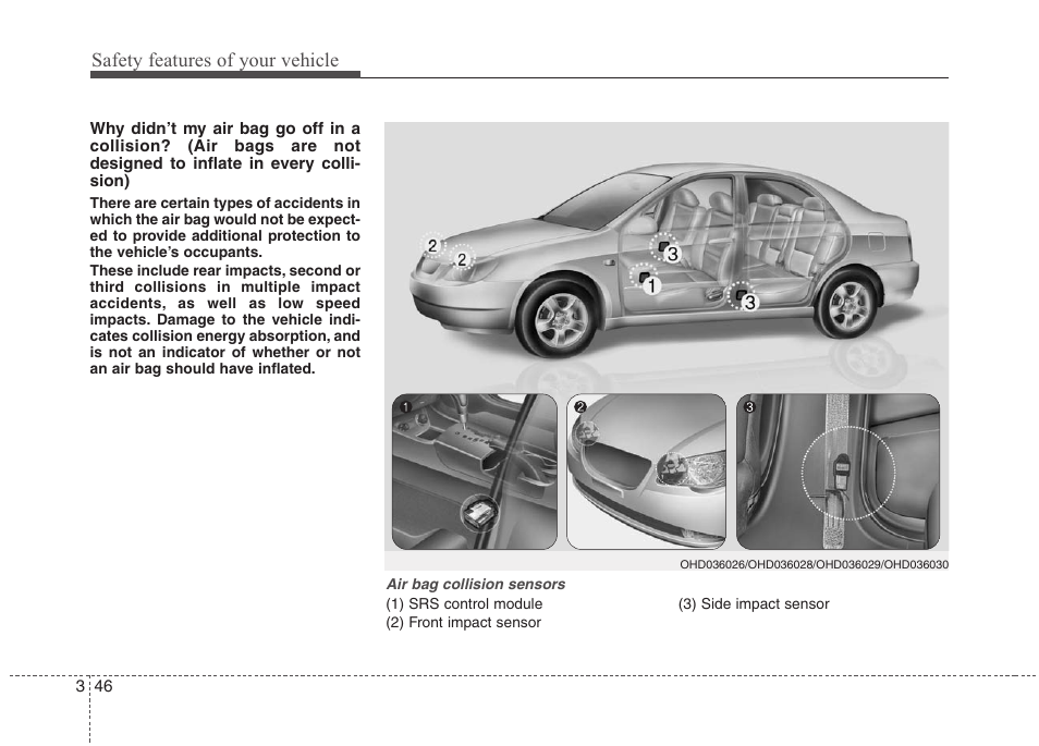 Safety features of your vehicle | Hyundai 2010 Elantra User Manual | Page 63 / 348