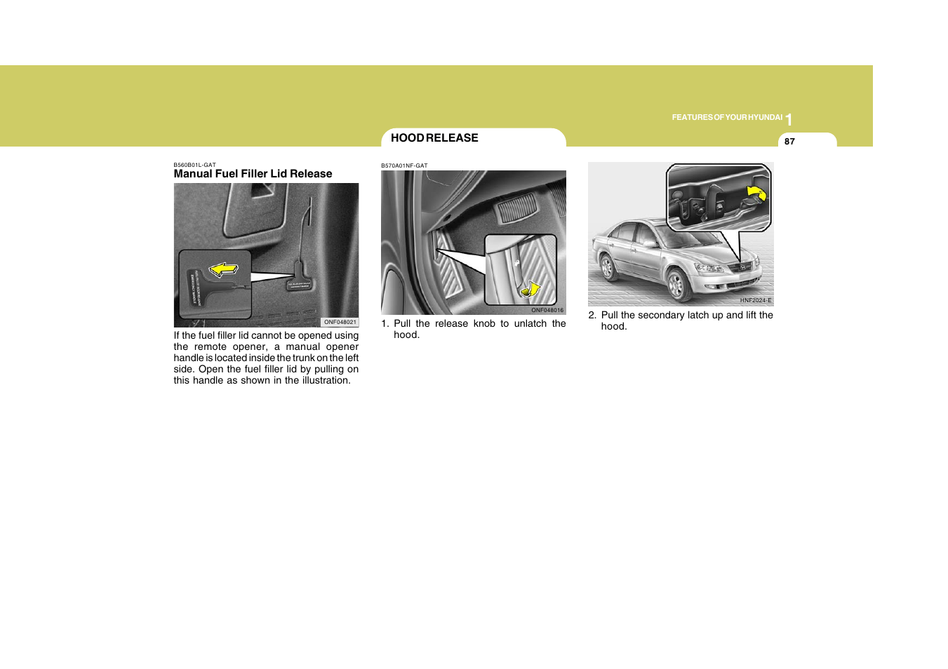 Hyundai 2009 Sonata User Manual | Page 100 / 286