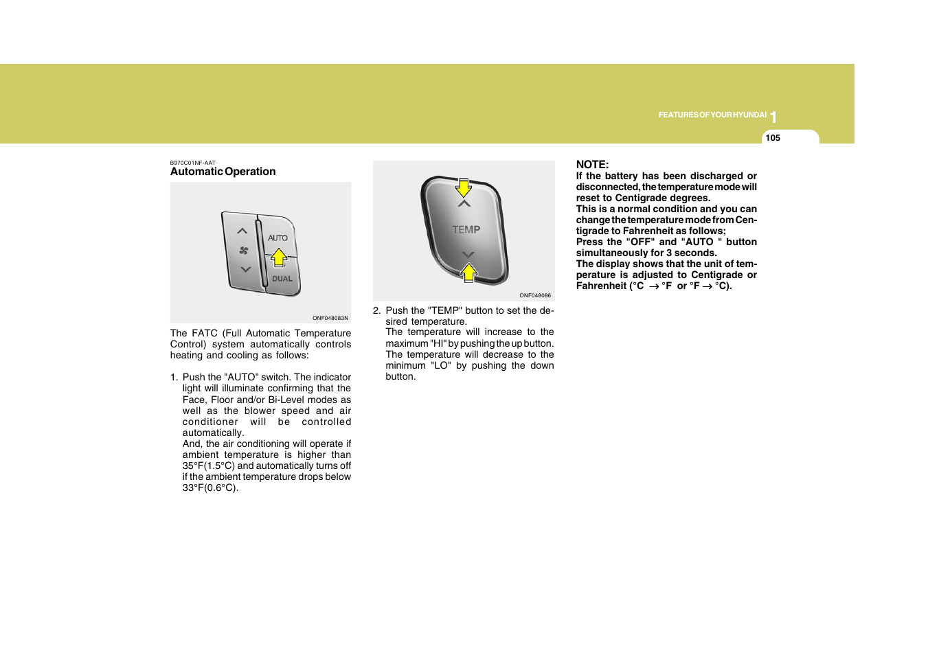 Hyundai 2009 Sonata User Manual | Page 118 / 286