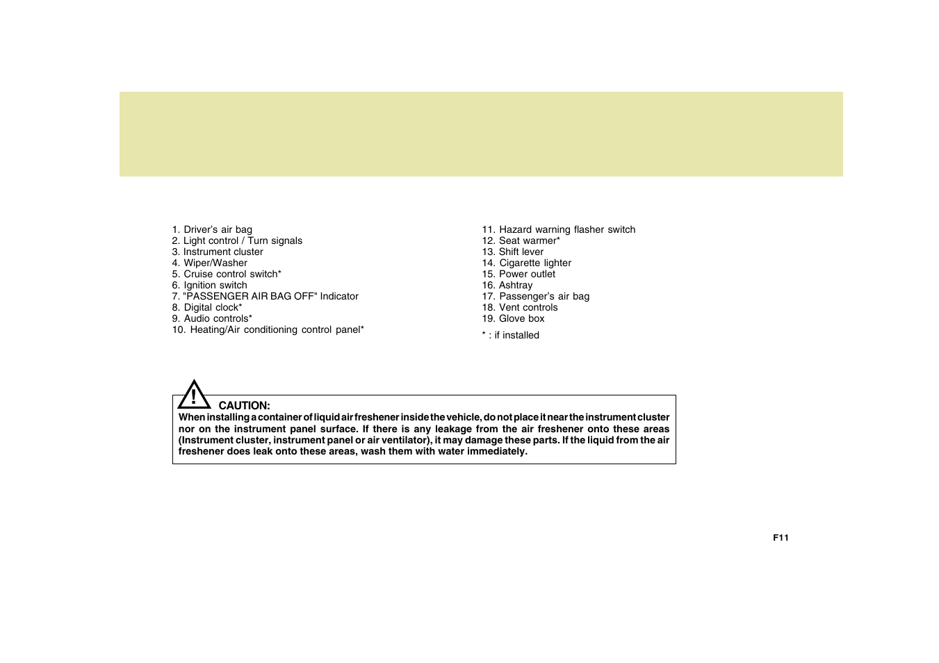 Hyundai 2009 Sonata User Manual | Page 12 / 286