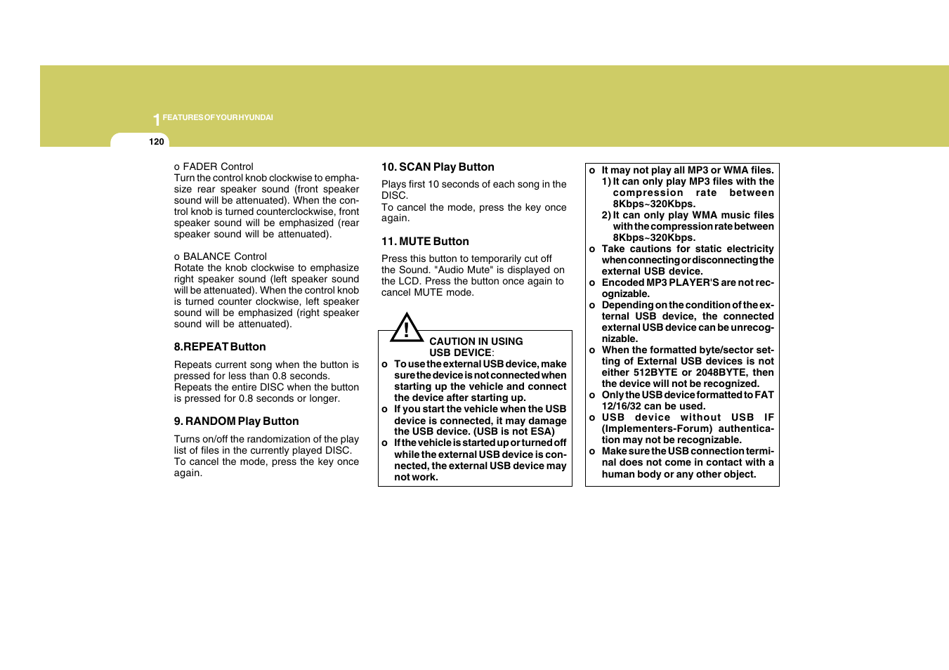 Hyundai 2009 Sonata User Manual | Page 133 / 286