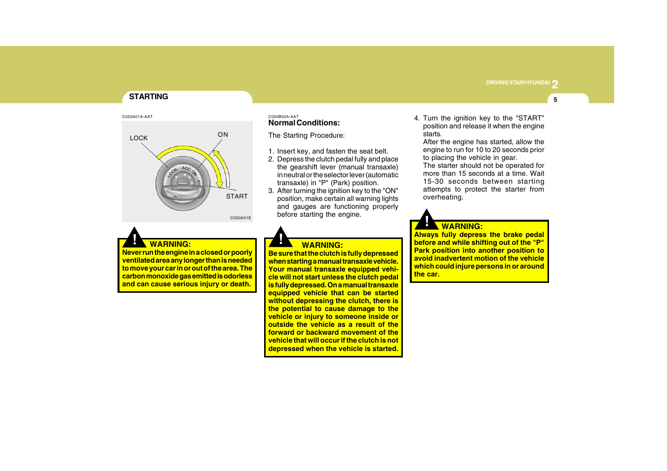 Hyundai 2009 Sonata User Manual | Page 158 / 286