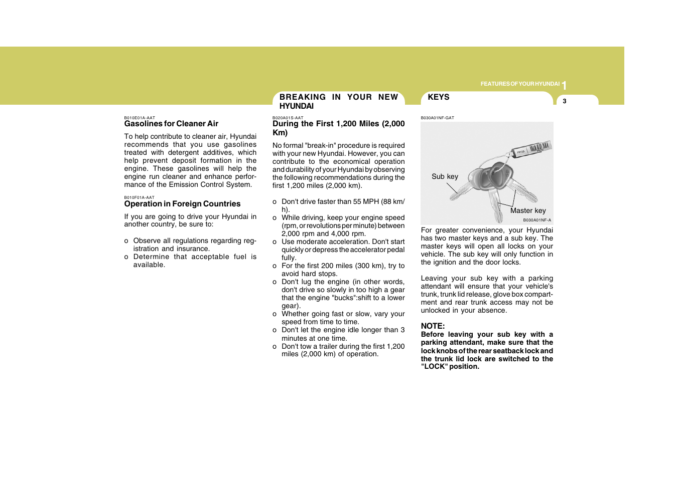 Hyundai 2009 Sonata User Manual | Page 16 / 286