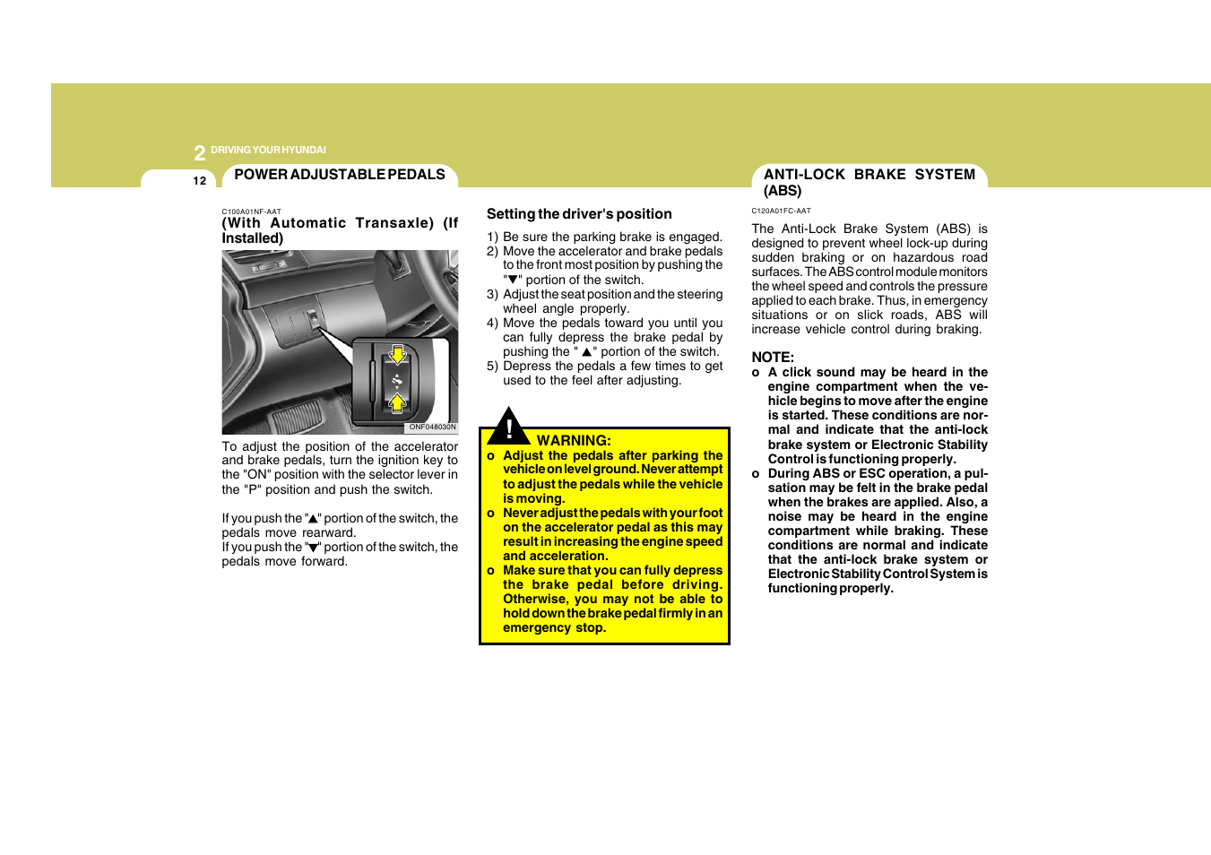 Hyundai 2009 Sonata User Manual | Page 165 / 286