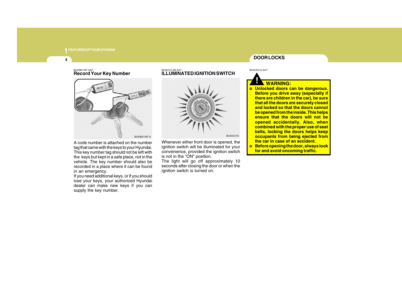 Hyundai 2009 Sonata User Manual | Page 17 / 286