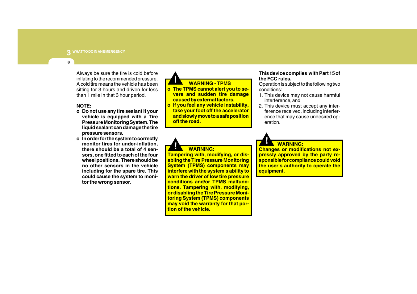 Hyundai 2009 Sonata User Manual | Page 189 / 286