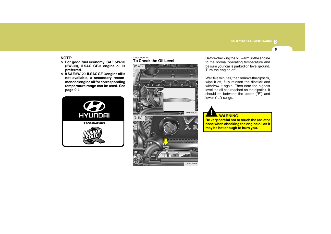 Hyundai 2009 Sonata User Manual | Page 220 / 286