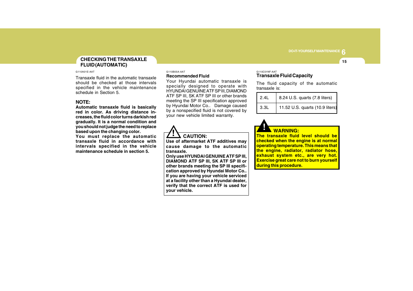 Hyundai 2009 Sonata User Manual | Page 230 / 286