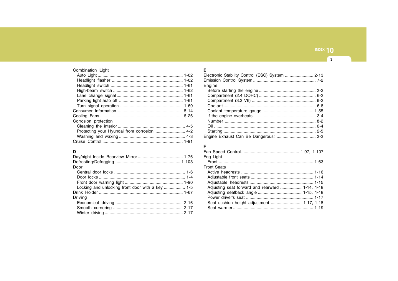 Hyundai 2009 Sonata User Manual | Page 282 / 286