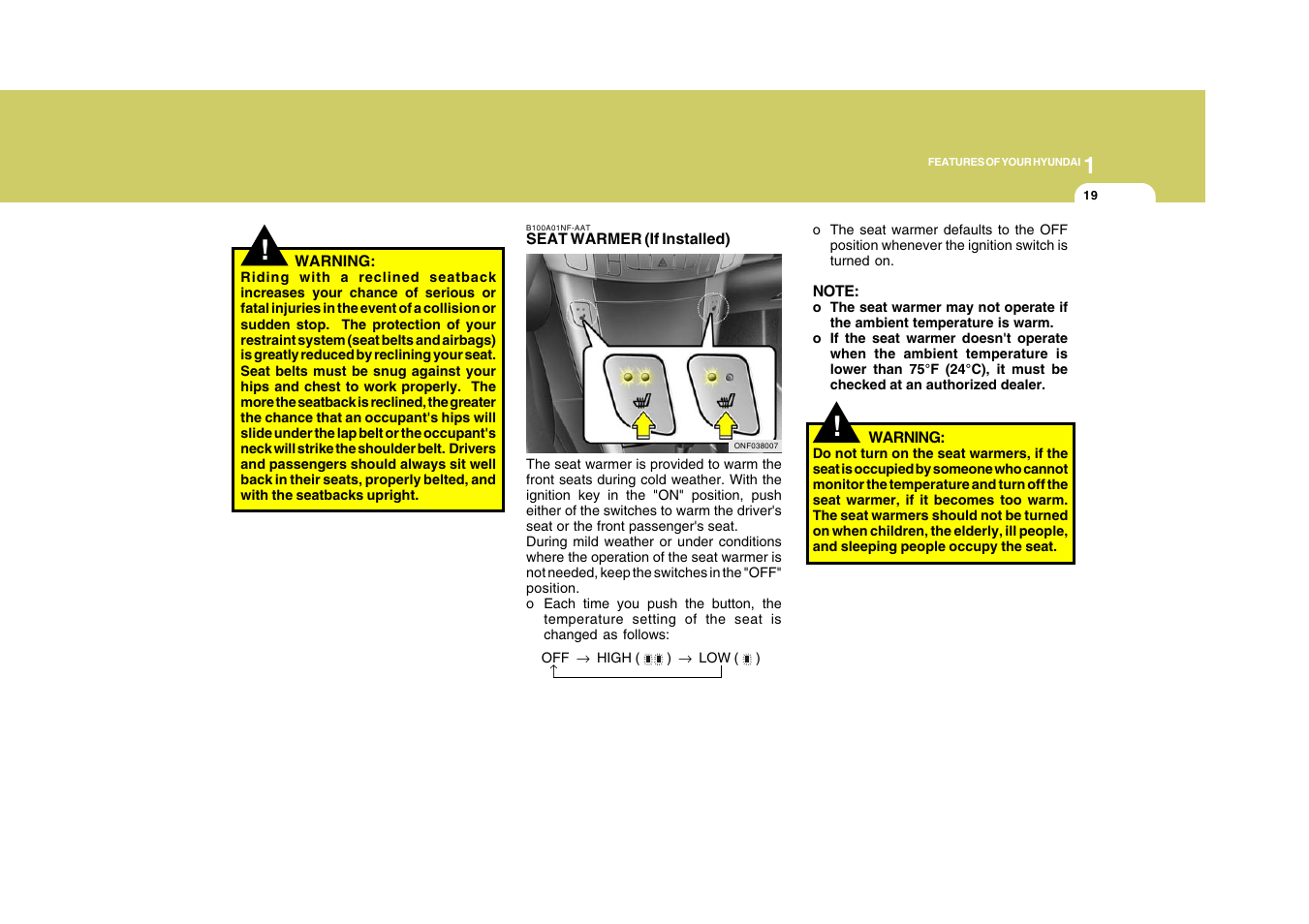 Hyundai 2009 Sonata User Manual | Page 32 / 286