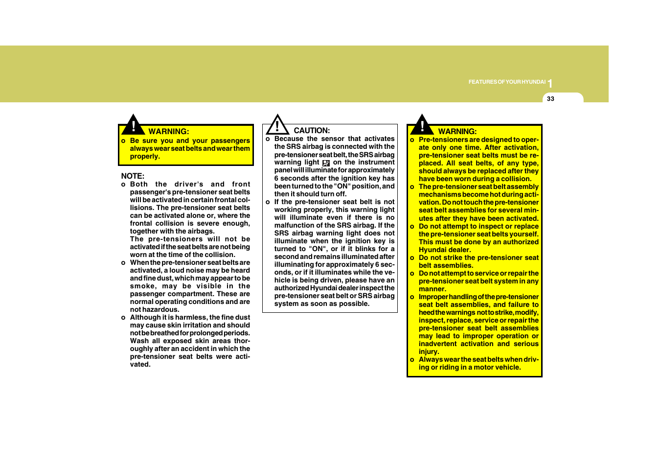 Hyundai 2009 Sonata User Manual | Page 46 / 286