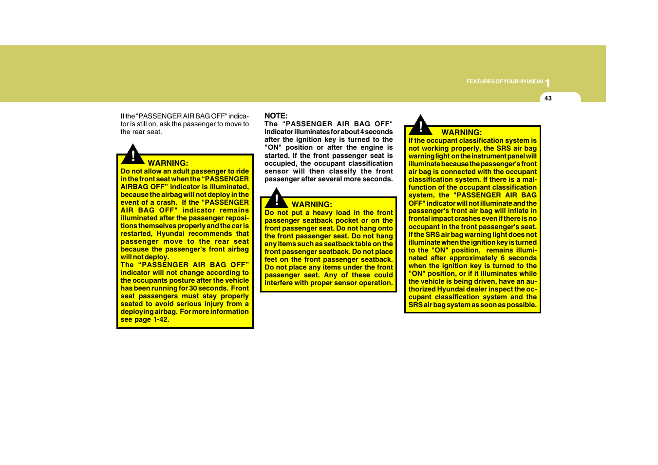 Hyundai 2009 Sonata User Manual | Page 56 / 286