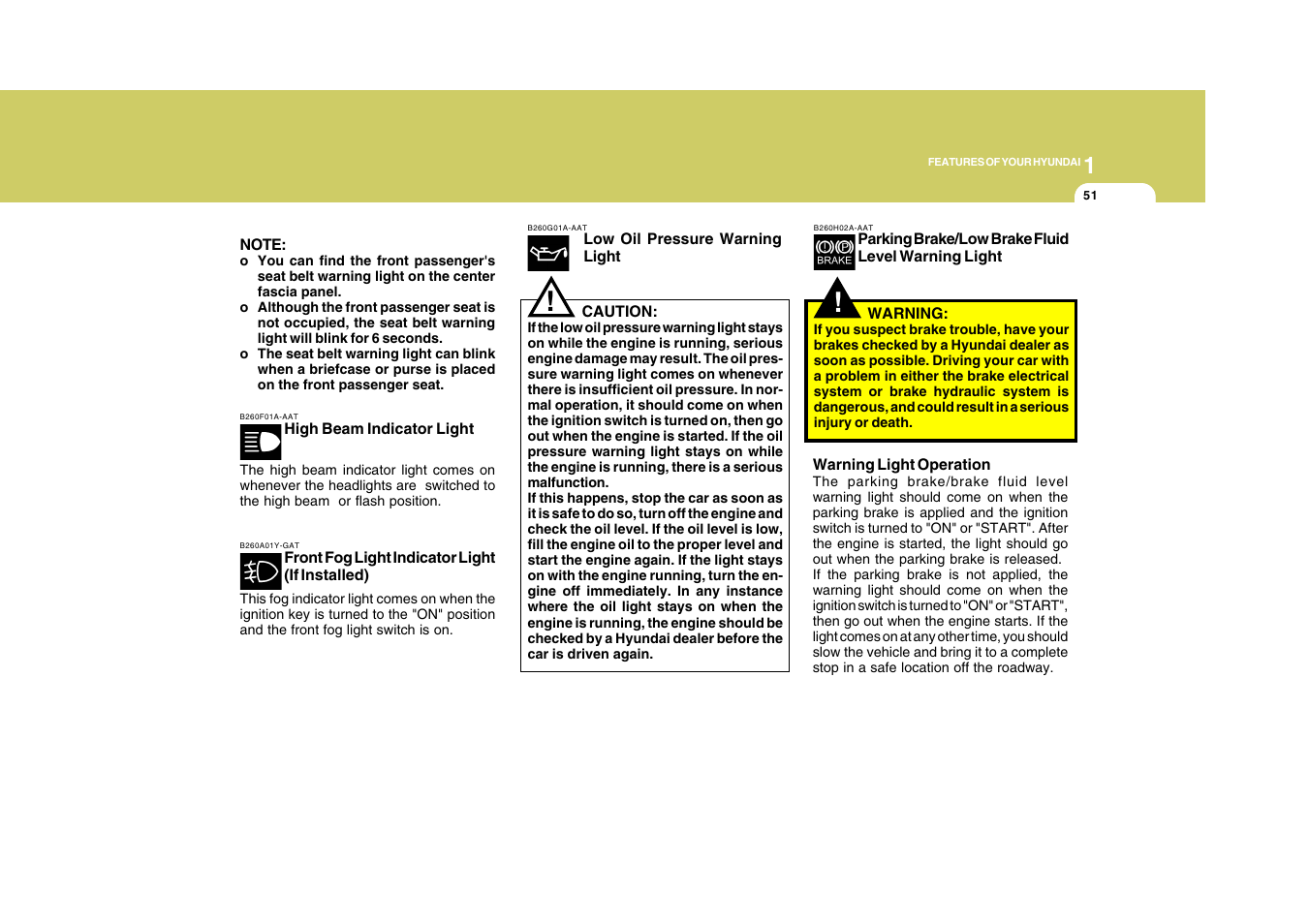 Hyundai 2009 Sonata User Manual | Page 64 / 286