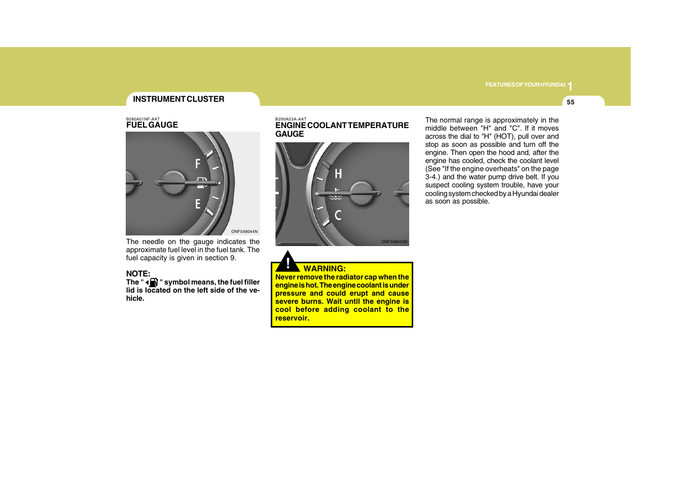 Hyundai 2009 Sonata User Manual | Page 68 / 286