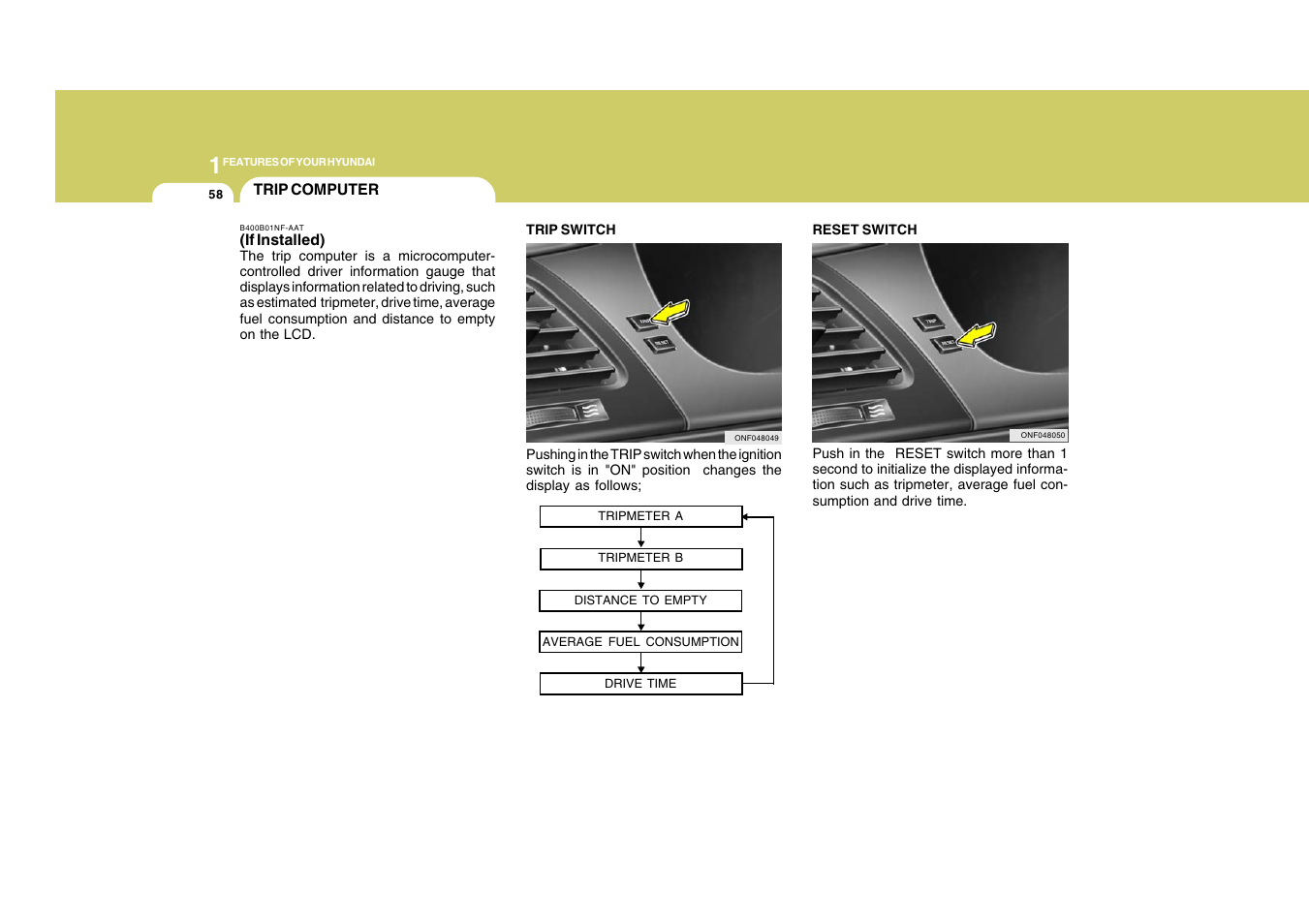 Hyundai 2009 Sonata User Manual | Page 71 / 286