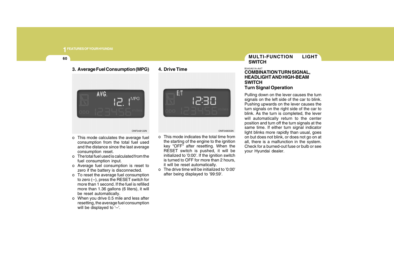 Hyundai 2009 Sonata User Manual | Page 73 / 286