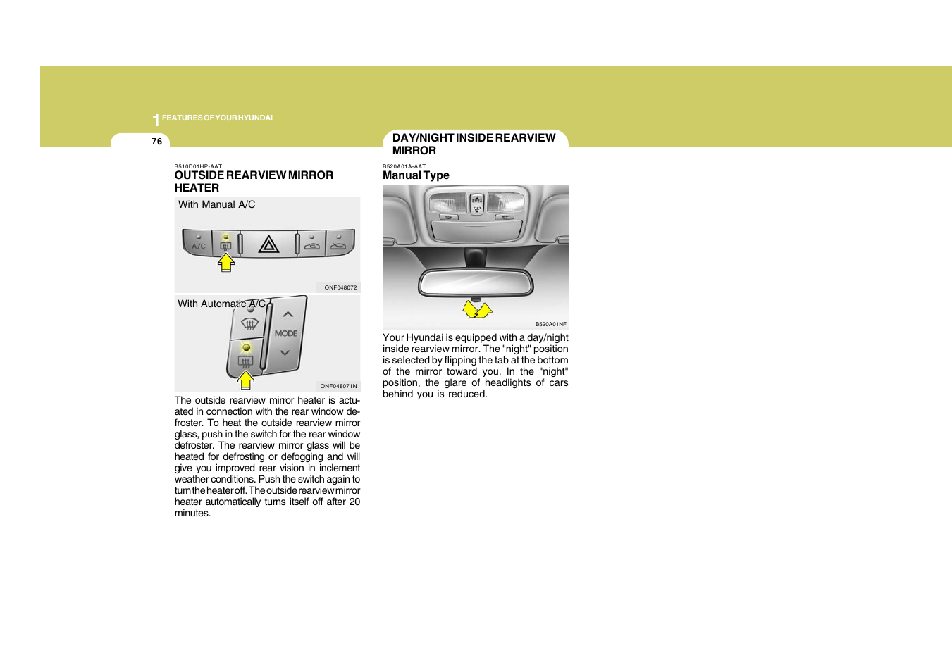 Hyundai 2009 Sonata User Manual | Page 89 / 286