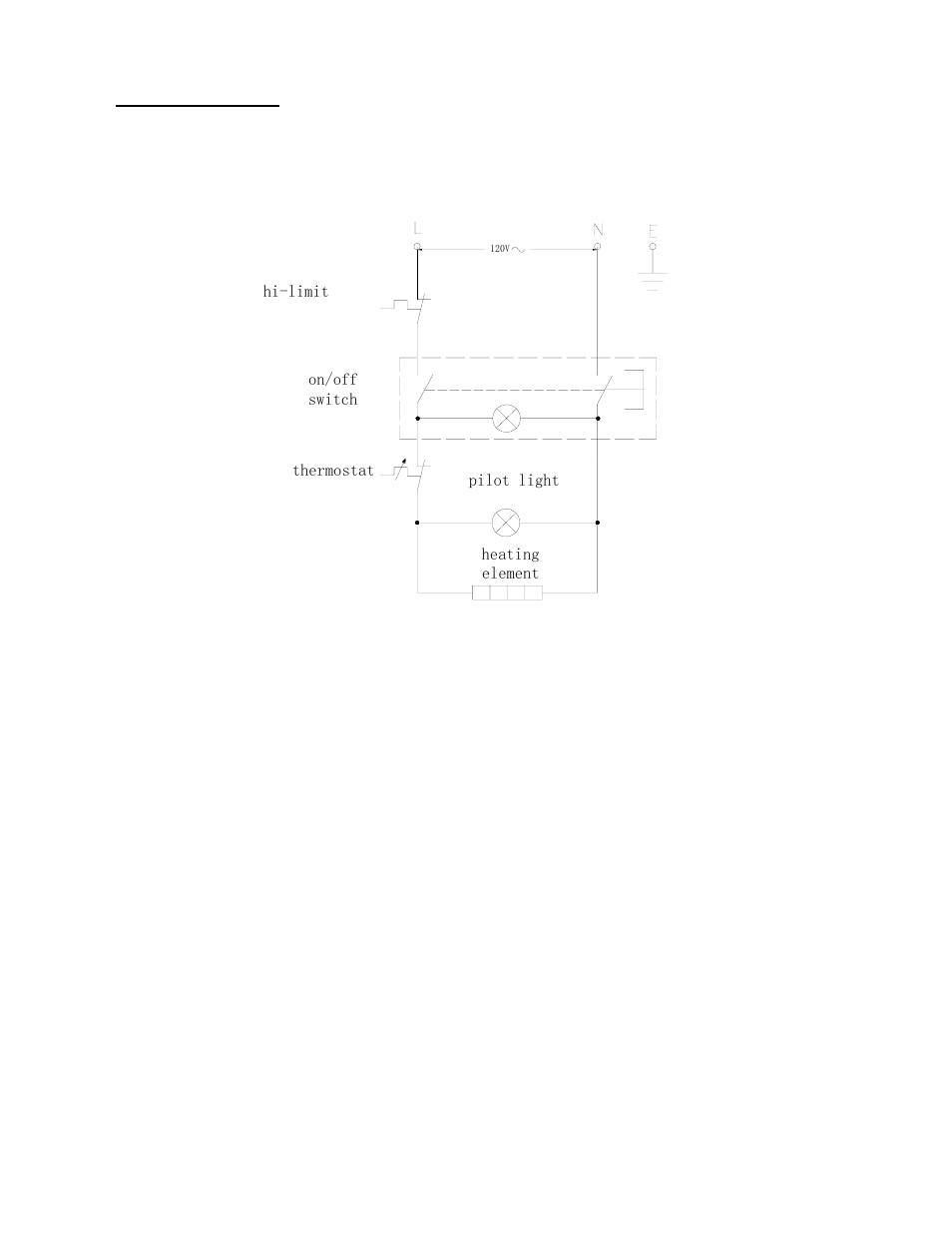 Electrical diagram | Cecilware FW-25 User Manual | Page 6 / 9