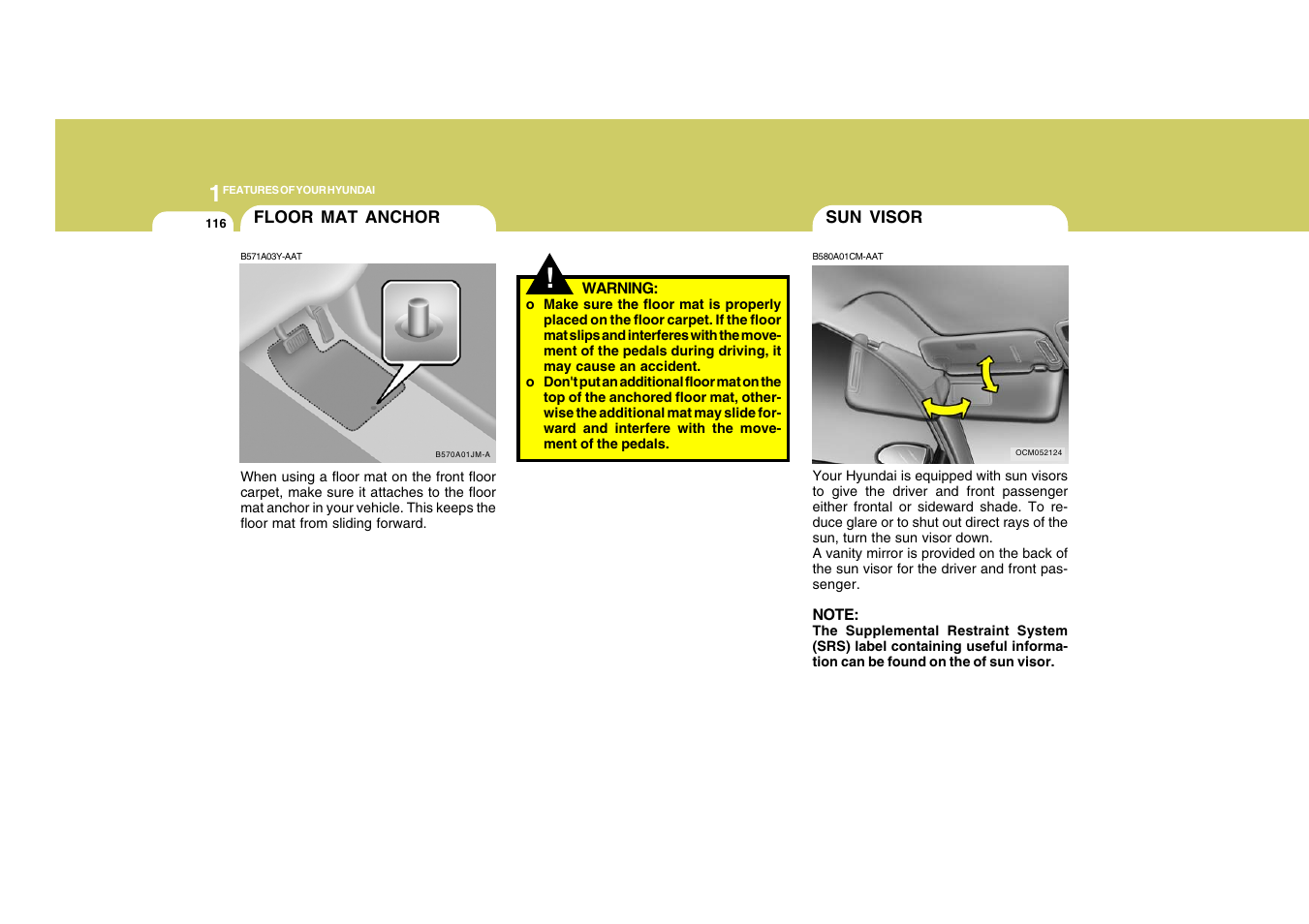 Hyundai 2008 Santa Fe User Manual | Page 128 / 355