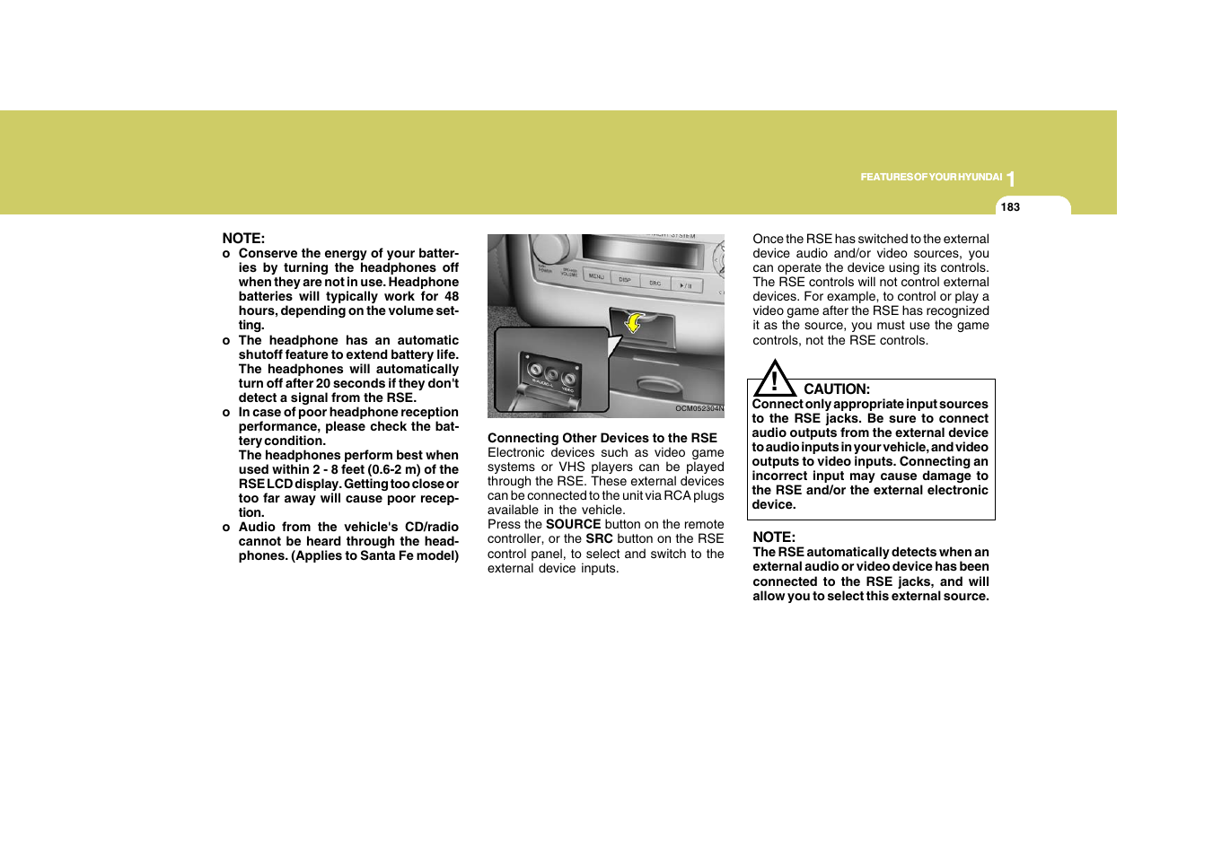 Hyundai 2008 Santa Fe User Manual | Page 195 / 355