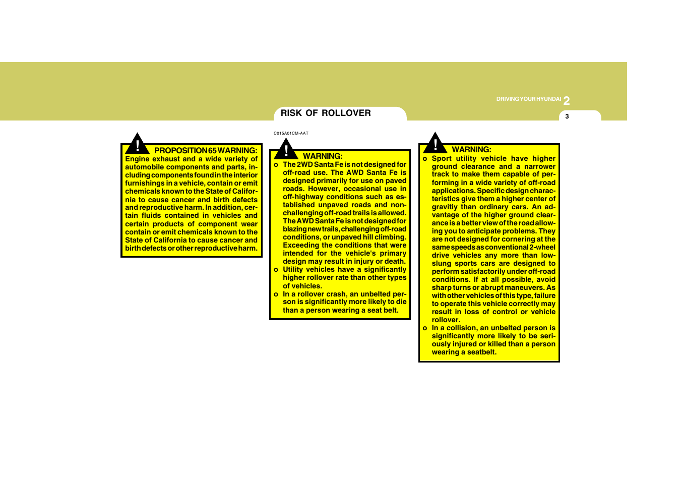 Hyundai 2008 Santa Fe User Manual | Page 214 / 355