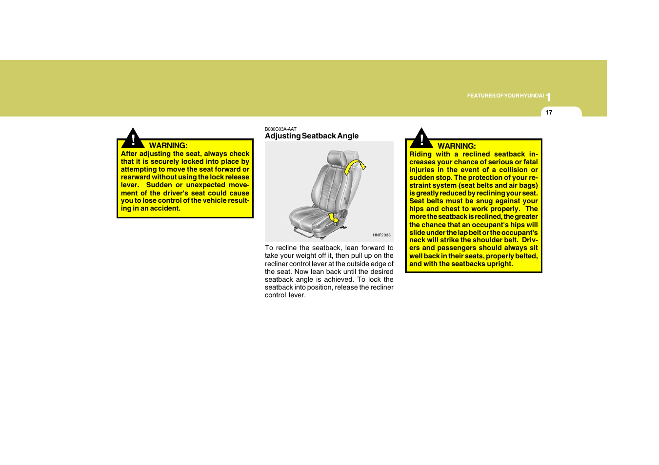 Hyundai 2008 Santa Fe User Manual | Page 29 / 355