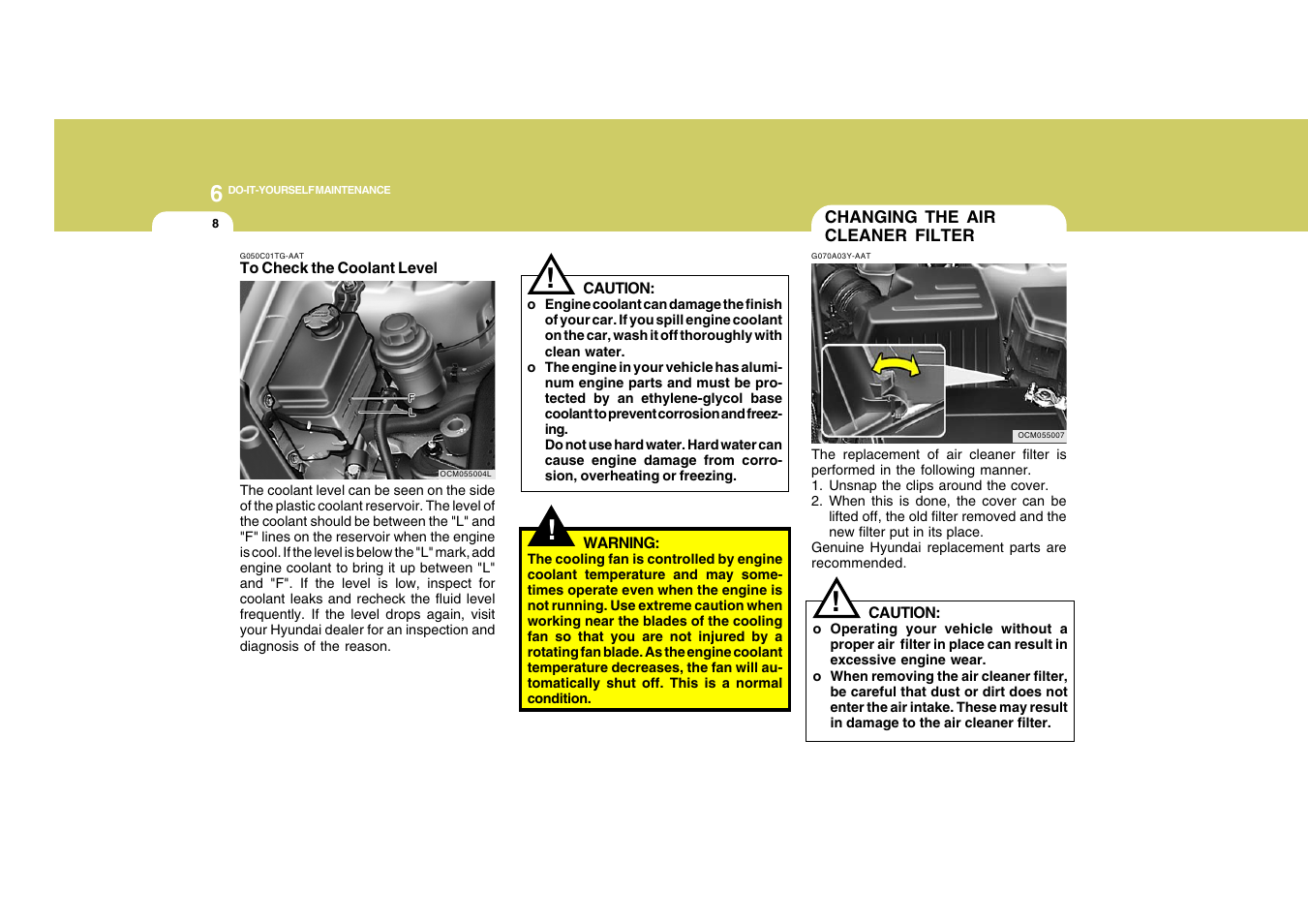 Hyundai 2008 Santa Fe User Manual | Page 294 / 355