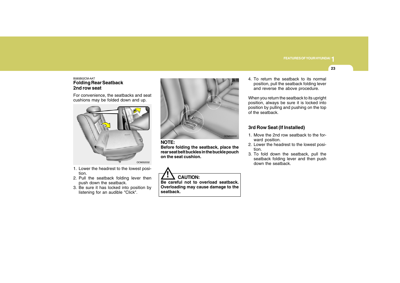 Hyundai 2008 Santa Fe User Manual | Page 35 / 355