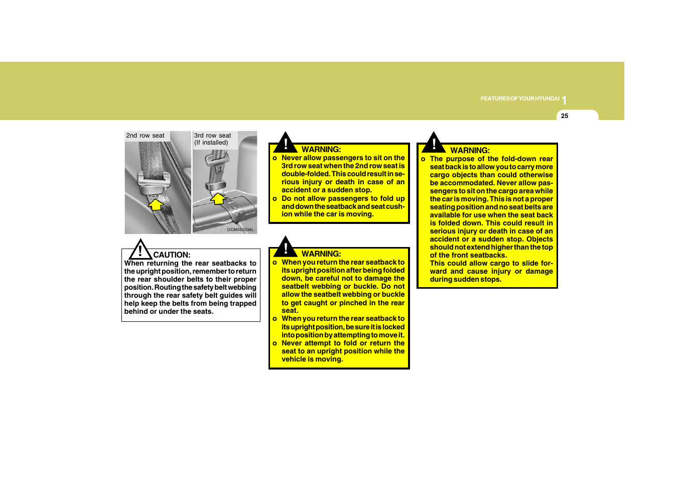 Hyundai 2008 Santa Fe User Manual | Page 37 / 355