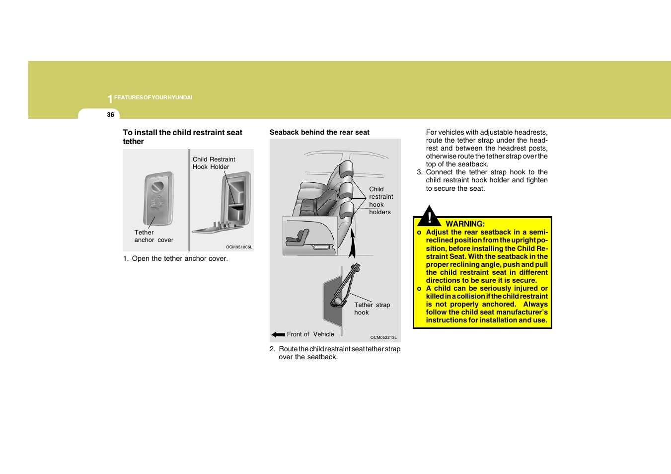 Hyundai 2008 Santa Fe User Manual | Page 48 / 355