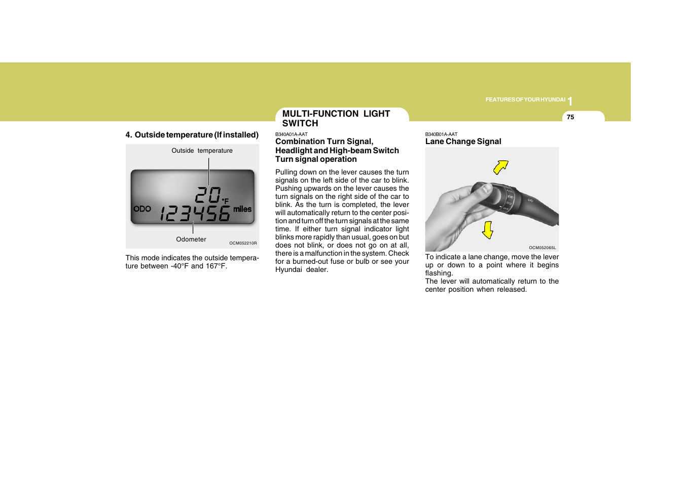 Hyundai 2008 Santa Fe User Manual | Page 87 / 355