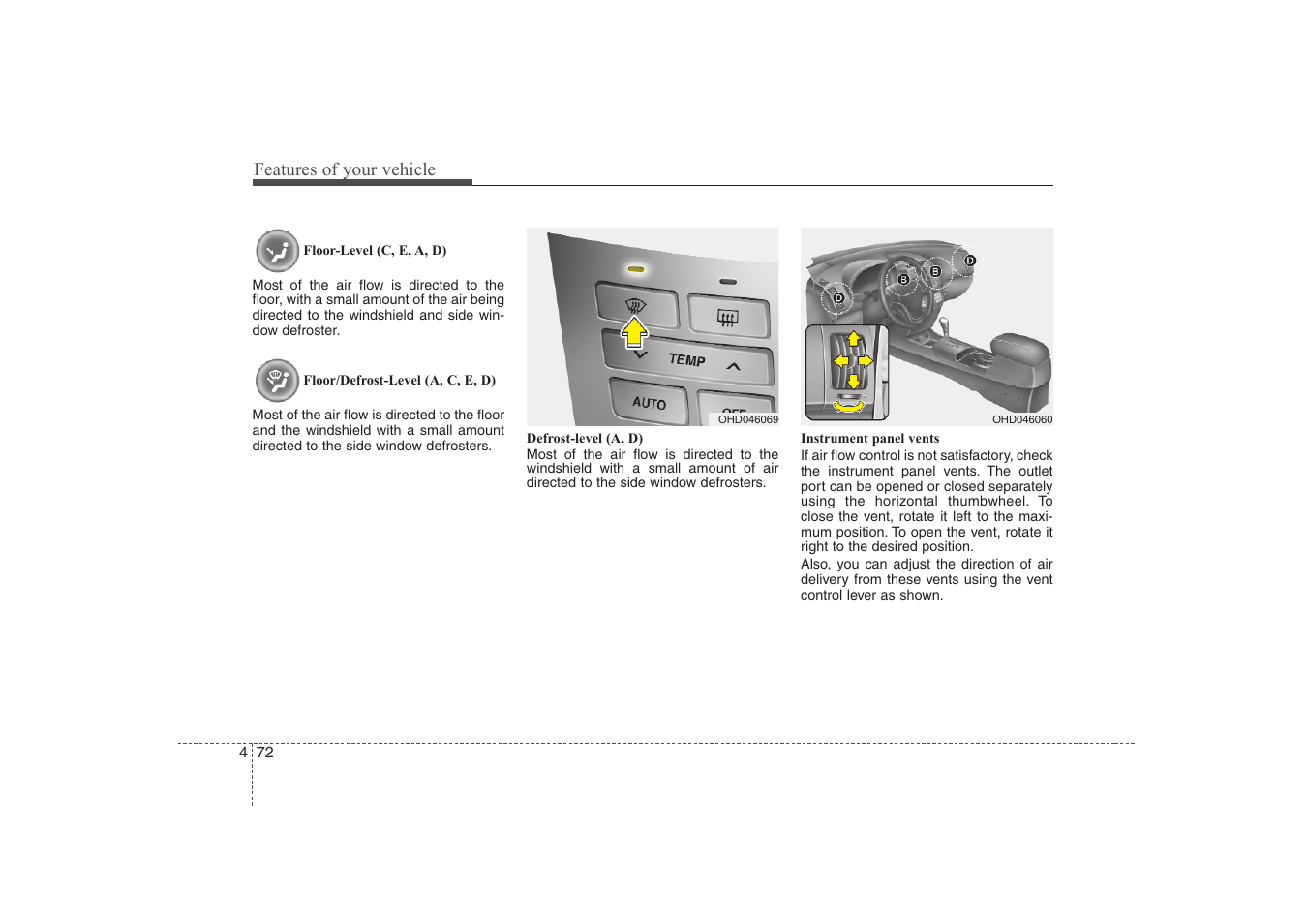 Features of your vehicle | Hyundai 2008 Elantra User Manual | Page 145 / 360