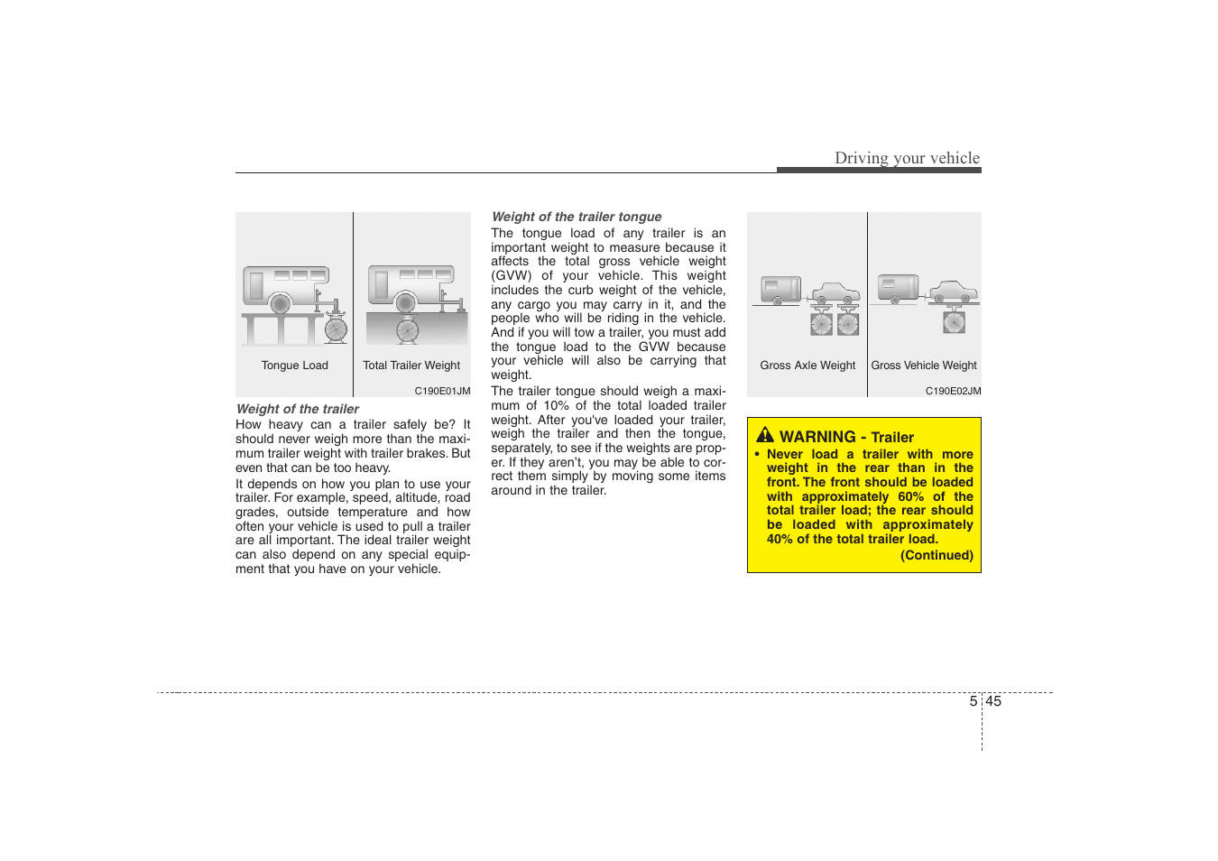 Driving your vehicle | Hyundai 2008 Elantra User Manual | Page 246 / 360