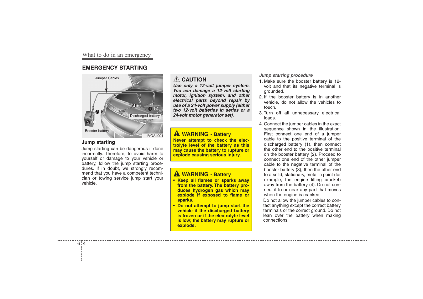 What to do in an emergency | Hyundai 2008 Elantra User Manual | Page 257 / 360