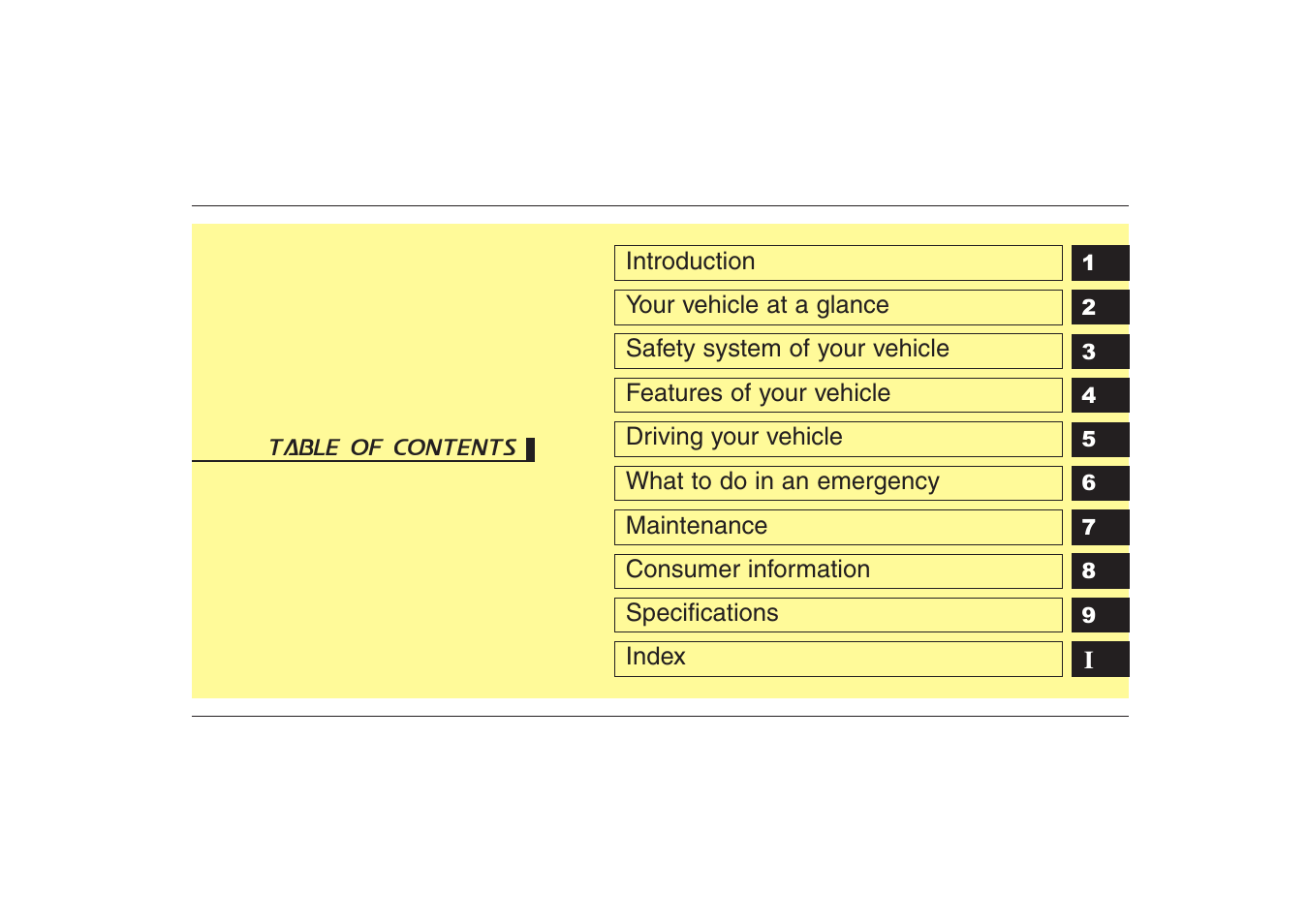 Hyundai 2008 Elantra User Manual | Page 9 / 360