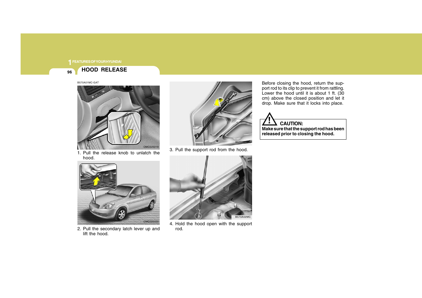 Hyundai 2008 Accent User Manual | Page 108 / 273