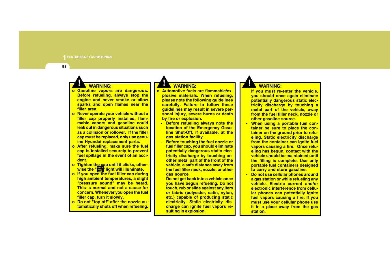 Hyundai 2008 Accent User Manual | Page 110 / 273