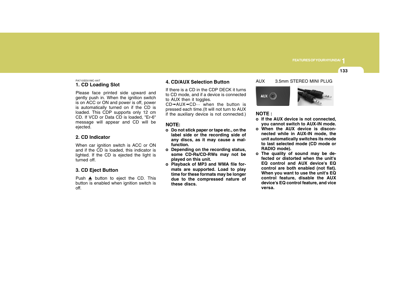 Hyundai 2008 Accent User Manual | Page 145 / 273