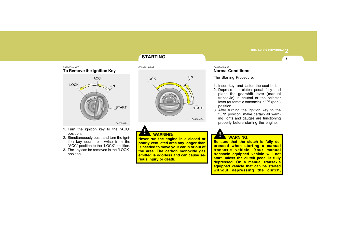 Hyundai 2008 Accent User Manual | Page 152 / 273