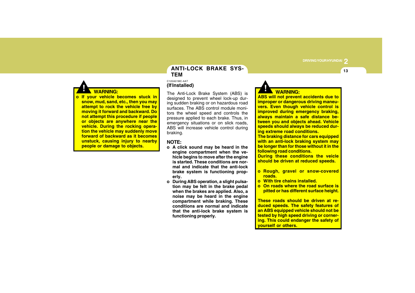 Hyundai 2008 Accent User Manual | Page 160 / 273