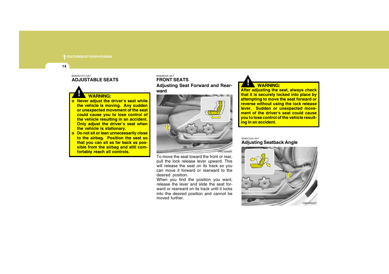 Hyundai 2008 Accent User Manual | Page 26 / 273