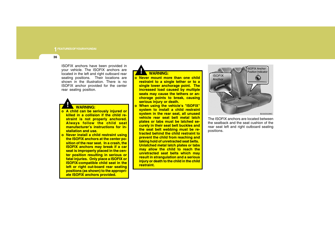 Hyundai 2008 Accent User Manual | Page 48 / 273