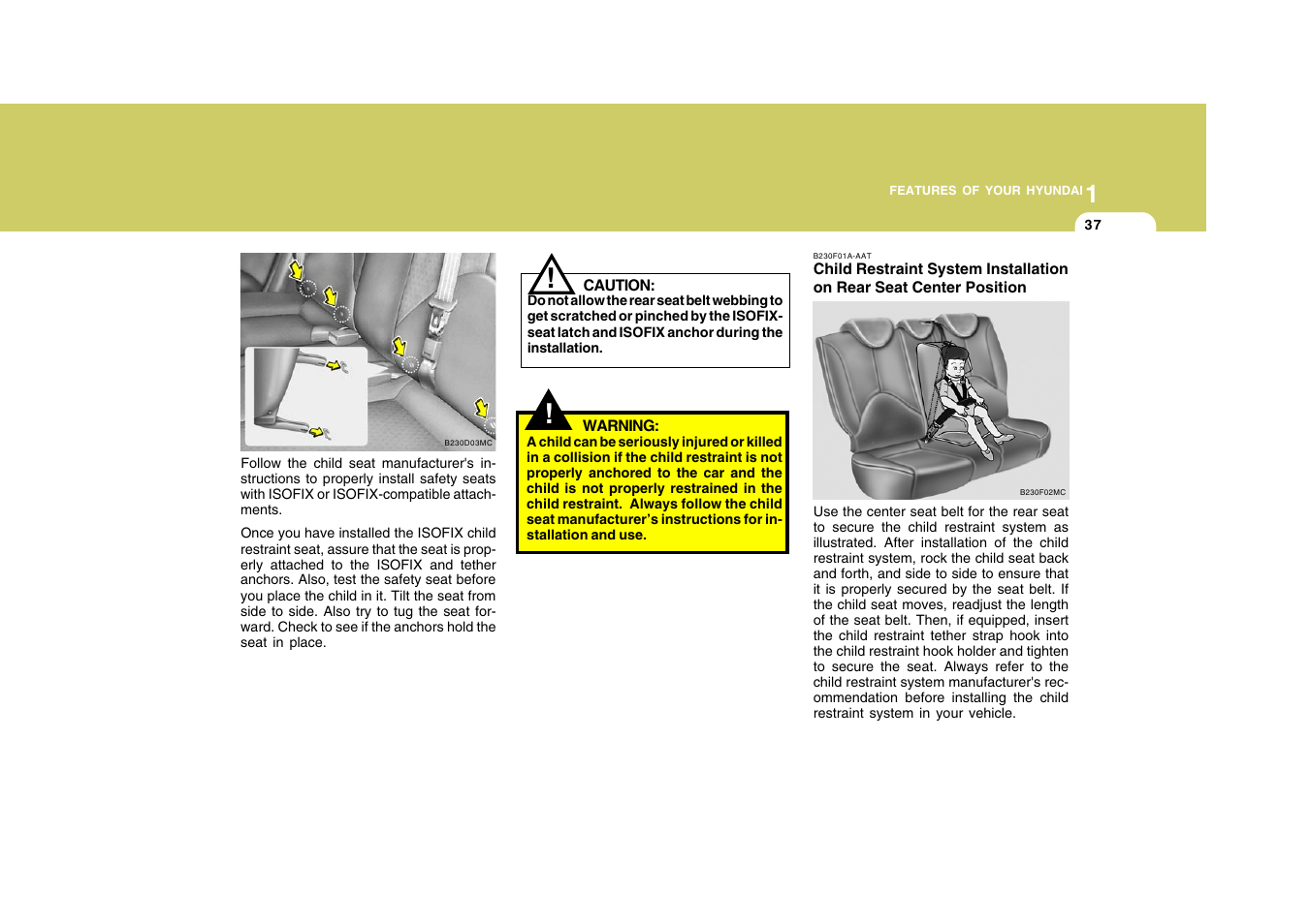 Hyundai 2008 Accent User Manual | Page 49 / 273