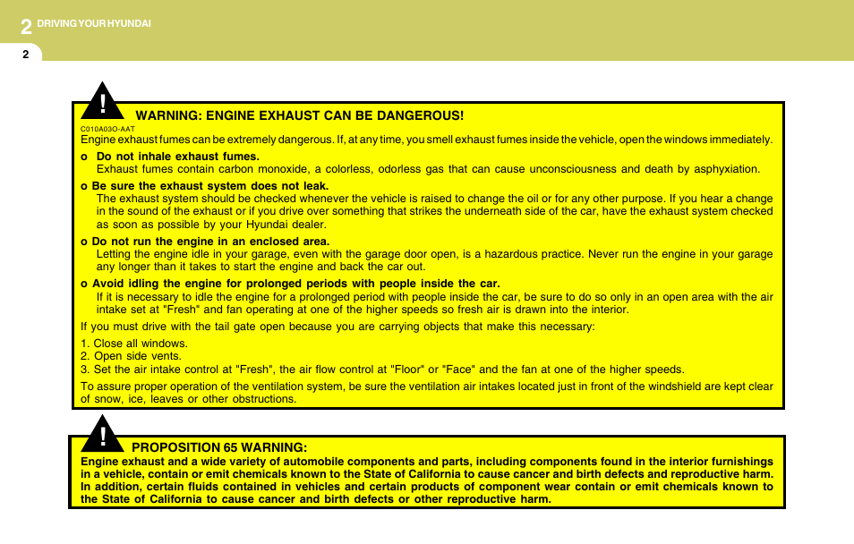 Hyundai 2004 Santa Fe User Manual | Page 139 / 253