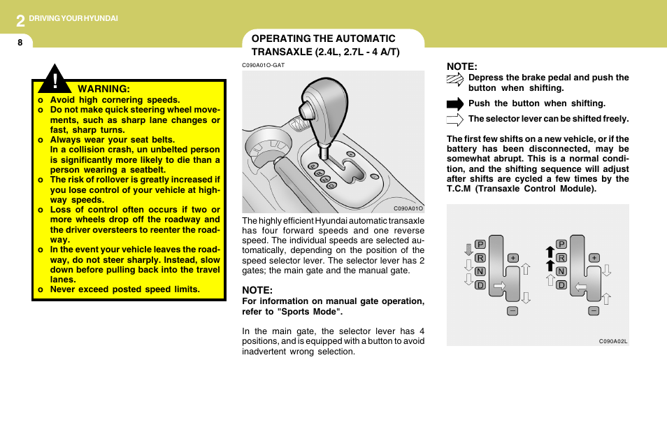 Hyundai 2004 Santa Fe User Manual | Page 145 / 253